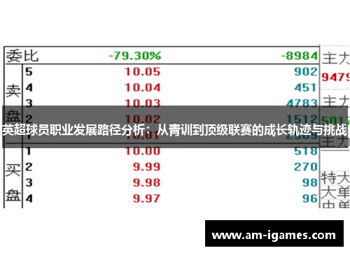 英超球员职业发展路径分析:从青训到顶级联赛的成长轨迹与挑战 英超球员职业发展路径分析:从青训到顶级联赛的成长轨迹与挑战